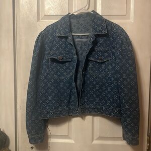 Louis Vuitton Jean Jacket Blue  XL